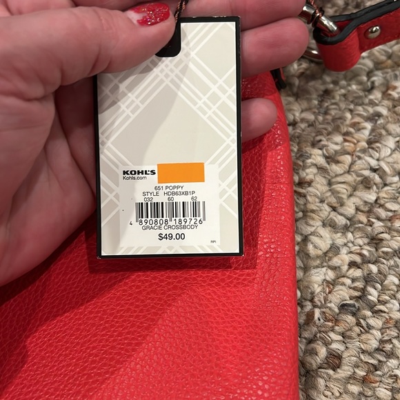 NWT! Dana Buchman Purse. Coral. - Picture 4 of 15